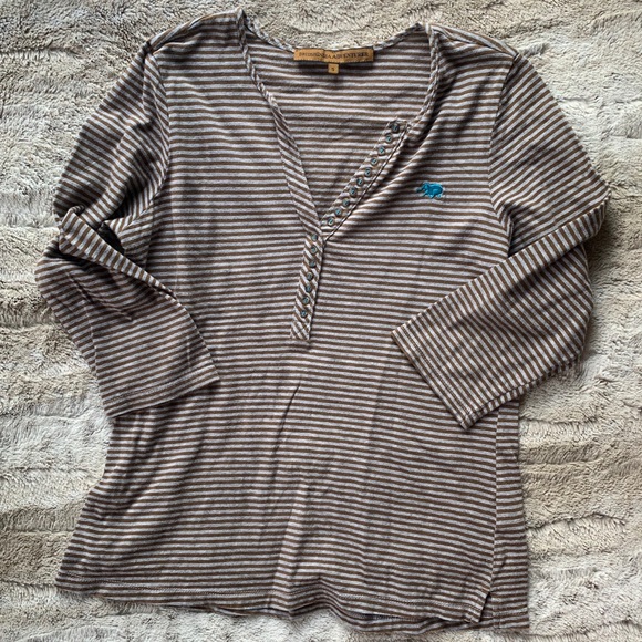 Women’s XS❤️British India Adventurer❤️Natural Tee - Picture 1 of 3